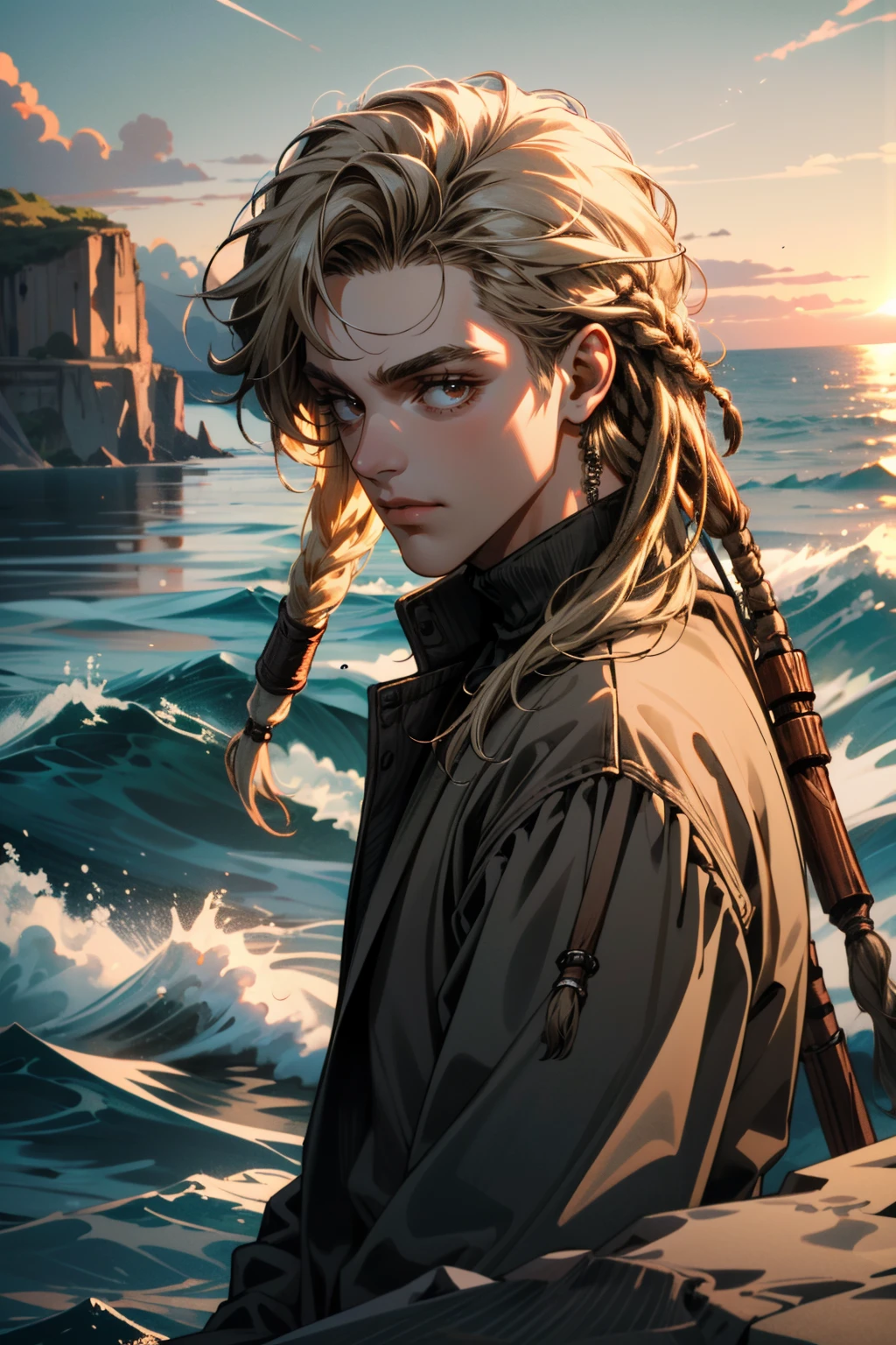 ((ultra detailed, masterpiece, absurdres))
<lora:AvSpider:0.8>
AvSpider, 1boy, blonde hair, brown eyes, dreadlocks, Dramatic Cliffs by the Ocean