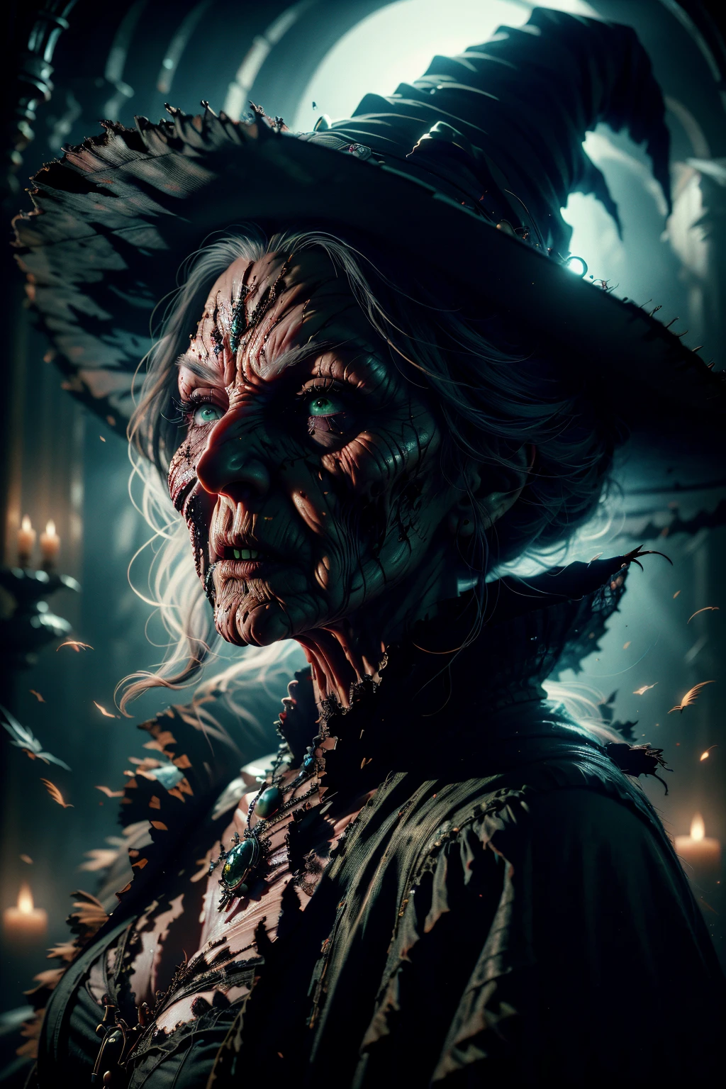 witch portrait photography, cinematic shot + photo taken by canon, photo taken by kodak + incredibly detailed, incredibly realistic + professional lighting + lightroom + cinematography, hyper realism, 8K movie quality, ral-wtchz <lora:ral-wtchz-sd15:1>