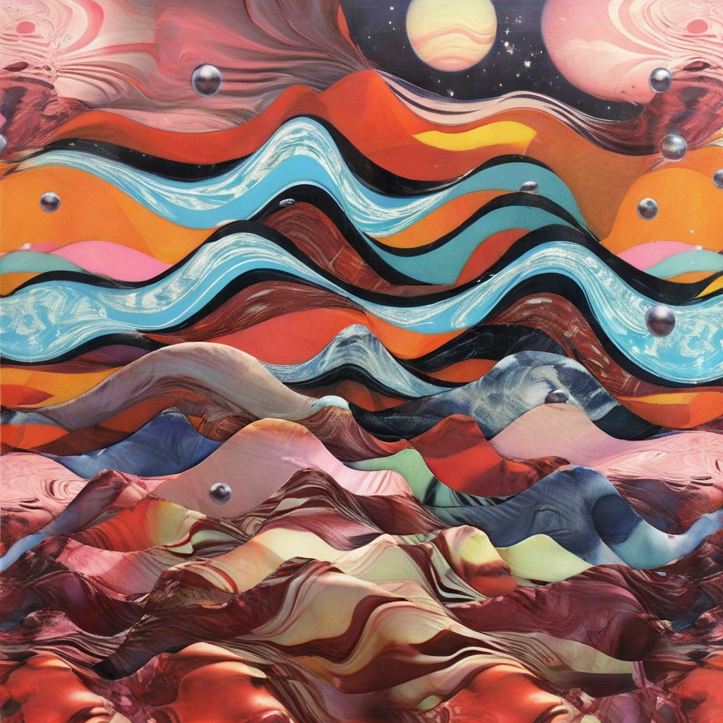 telvision in space, wavy patterns, art print, collage, mixed media, ctpst <lora:ctpst-000013:0.9>  <lora:add-detail-xl:0.6>