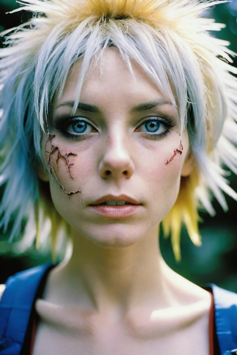 detailed, [art by Johannes Vermeer and (Tang Yau Hoong:0.7) :12], Cosplay Photograph, professionally shot of a Broken Wispy "The Face of Paradise", Illustration, Tranquil, Europunk, Fujicolor Fujichrome Velvia 100, F/14, Oversaturated, dslr