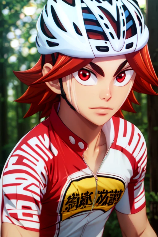 photorealistic, (4k), depth of field, (Masterpiece), (realistic skin texture), extremely detailed, intricate, hyper detailed, high resolution, professional photography, bokeh, depth of field, sharp detail, best quality, , 1boy, solo, male focus, <lora:issa_kaburagi:1>, issa_kaburagi, red hair, red eyes, , newsboy cap, ,