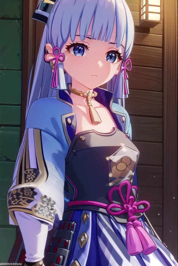 ayakakamisato, <lora:genshin ayaka kamisato ingame-lora-nochekaiser:1>,
ayaka kamisato, blunt bangs, blue eyes, blue hair, hair ornament, hair ribbon, hair tubes, long hair, ponytail, tress ribbon
BREAK arm guards, armor, armored dress, black dress, black gloves, light blue jacket, breastplate, dress, fingerless gloves, flower knot, gloves, neck tassel, open clothes, open jacket, socks, tabi, tachi-e, bridal gauntlets, choker, japanese armor, japanese clothes, short sleeves,
BREAK outdoors,
BREAK looking at viewer, (cowboy shot:1.5),
BREAK <lyco:GoodHands-beta2:1>, (masterpiece:1.2), best quality, high resolution, unity 8k wallpaper, (illustration:0.8), (beautiful detailed eyes:1.6), extremely detailed face, perfect lighting, extremely detailed CG, (perfect hands, perfect anatomy),