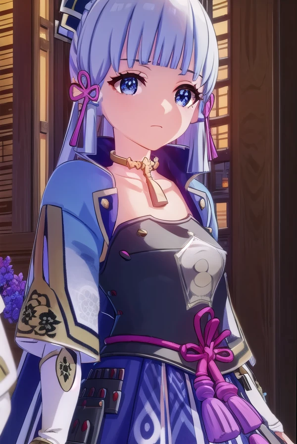 ayakakamisato, <lora:genshin ayaka kamisato ingame-lora-nochekaiser:1>,
ayaka kamisato, blunt bangs, blue eyes, blue hair, hair ornament, hair ribbon, hair tubes, long hair, ponytail, tress ribbon
BREAK arm guards, armor, armored dress, black dress, black gloves, light blue jacket, breastplate, dress, fingerless gloves, flower knot, gloves, neck tassel, open clothes, open jacket, socks,  tabi, tachi-e, bridal gauntlets, choker, japanese armor, japanese clothes, short sleeves,
BREAK outdoors,
BREAK looking at viewer, (cowboy shot:1.5),
BREAK <lyco:GoodHands-beta2:1>, (masterpiece:1.2), best quality, high resolution, unity 8k wallpaper, (illustration:0.8), (beautiful detailed eyes:1.6), extremely detailed face, perfect lighting, extremely detailed CG, (perfect hands, perfect anatomy),