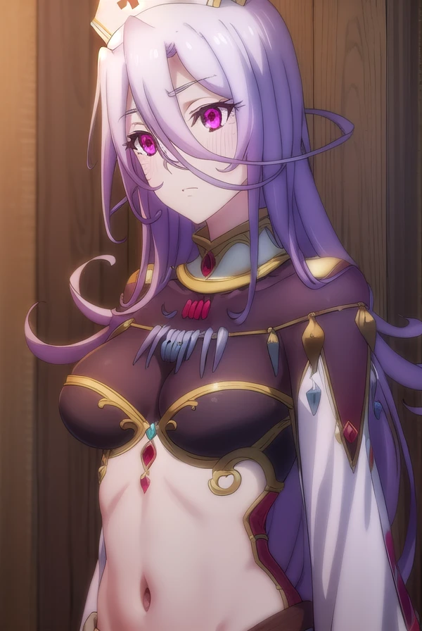 Shiro,1girls,nur,Silber_Haar,gelbe Augen,Biene_Haar,sehr_lang_Haar,Haar_zwischen_Augen,Wariza,nackte Beine,Hemd, (No panty), shy, spread_legs, ((dildo)), (((object insertion))