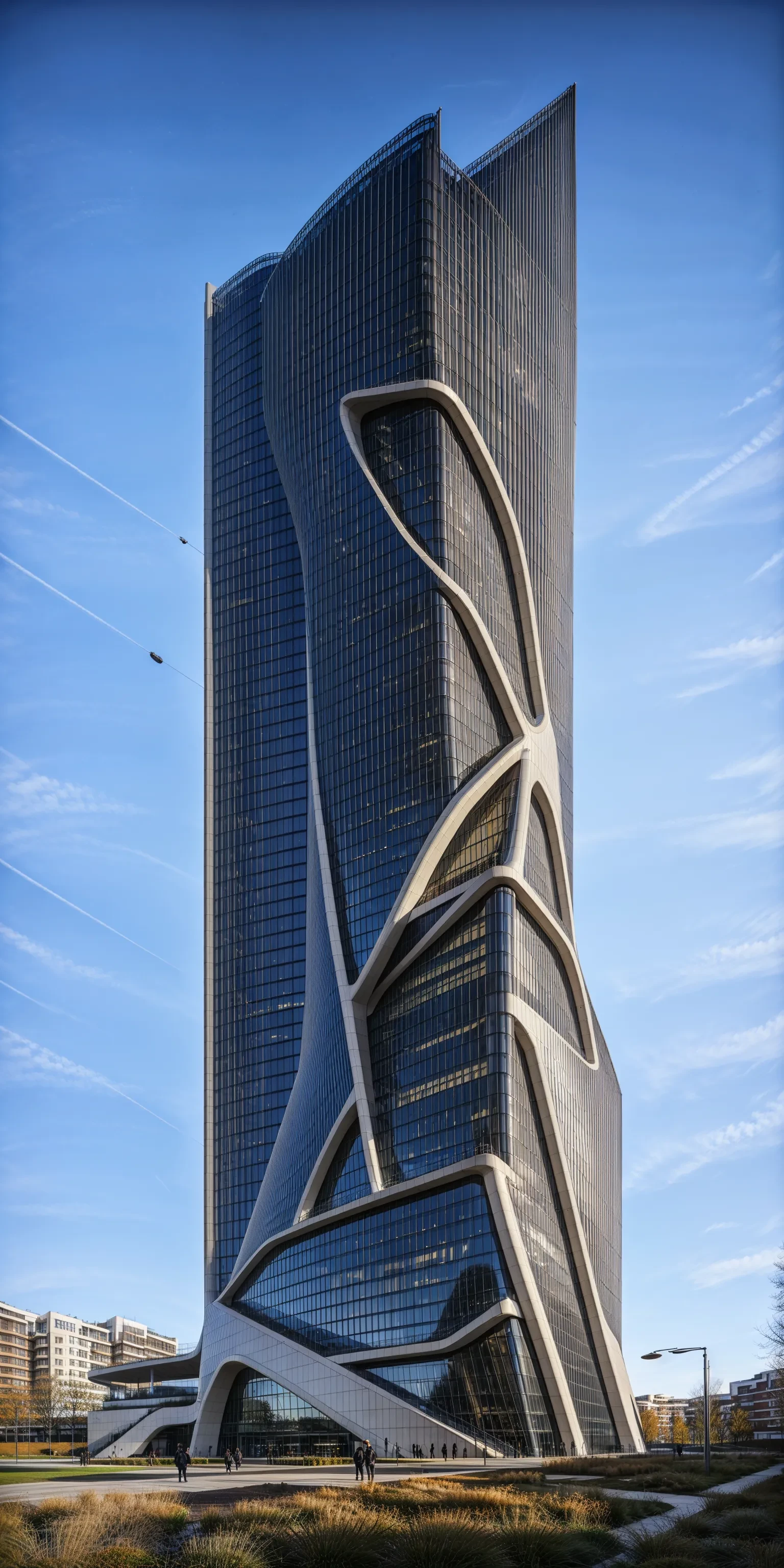 an architectural photo of GeneraliTower, tower, building, <lora:AIDVN_GeneraliTower_lora_v11:0.5>