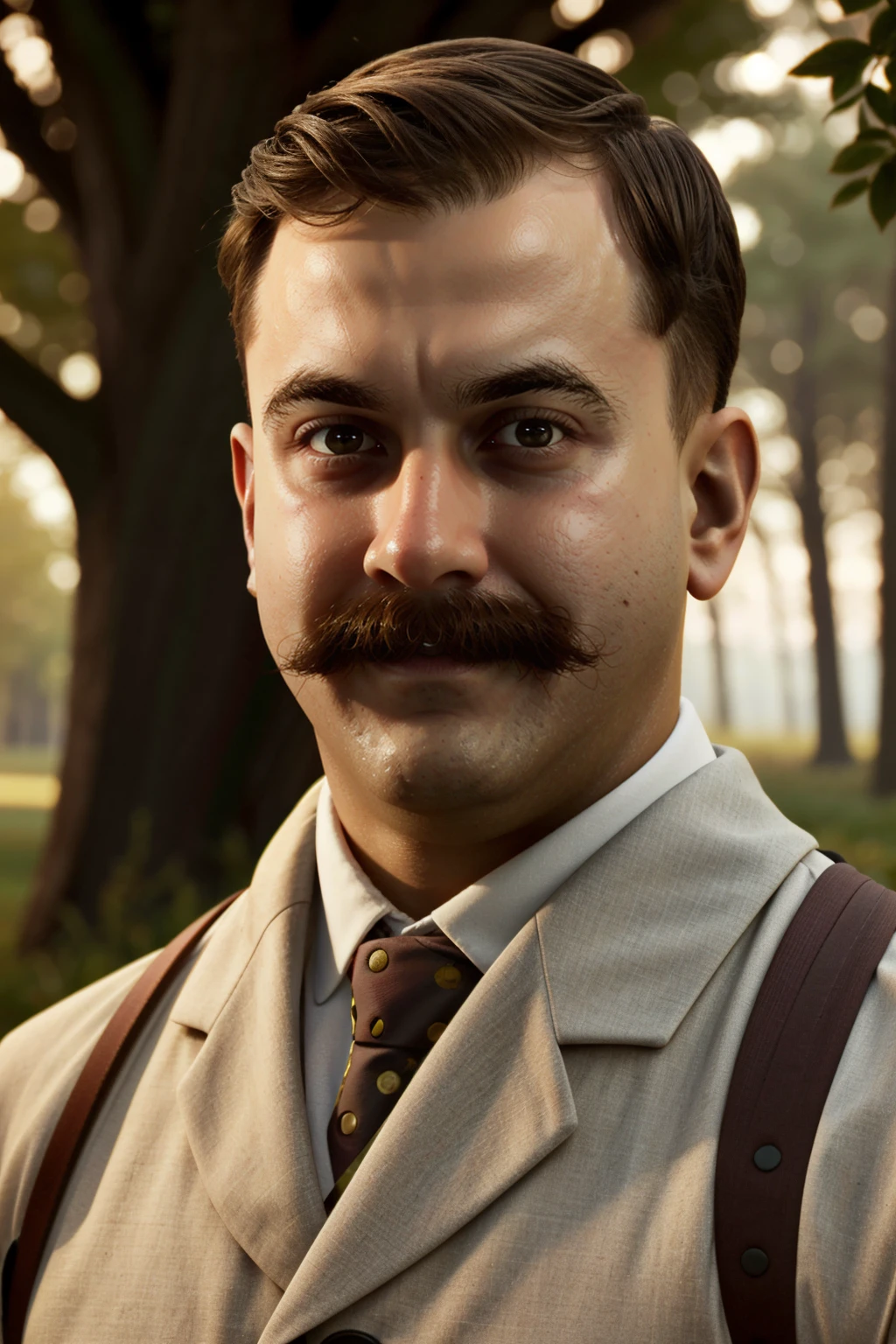 ((ultra detailed, masterpiece, absurdres))
<lora:DIMHHHolmes:0.9>
DIMHHHolmes, 1boy, brown hair, brown eyes, short hair, mustache, Enchanted Forest
