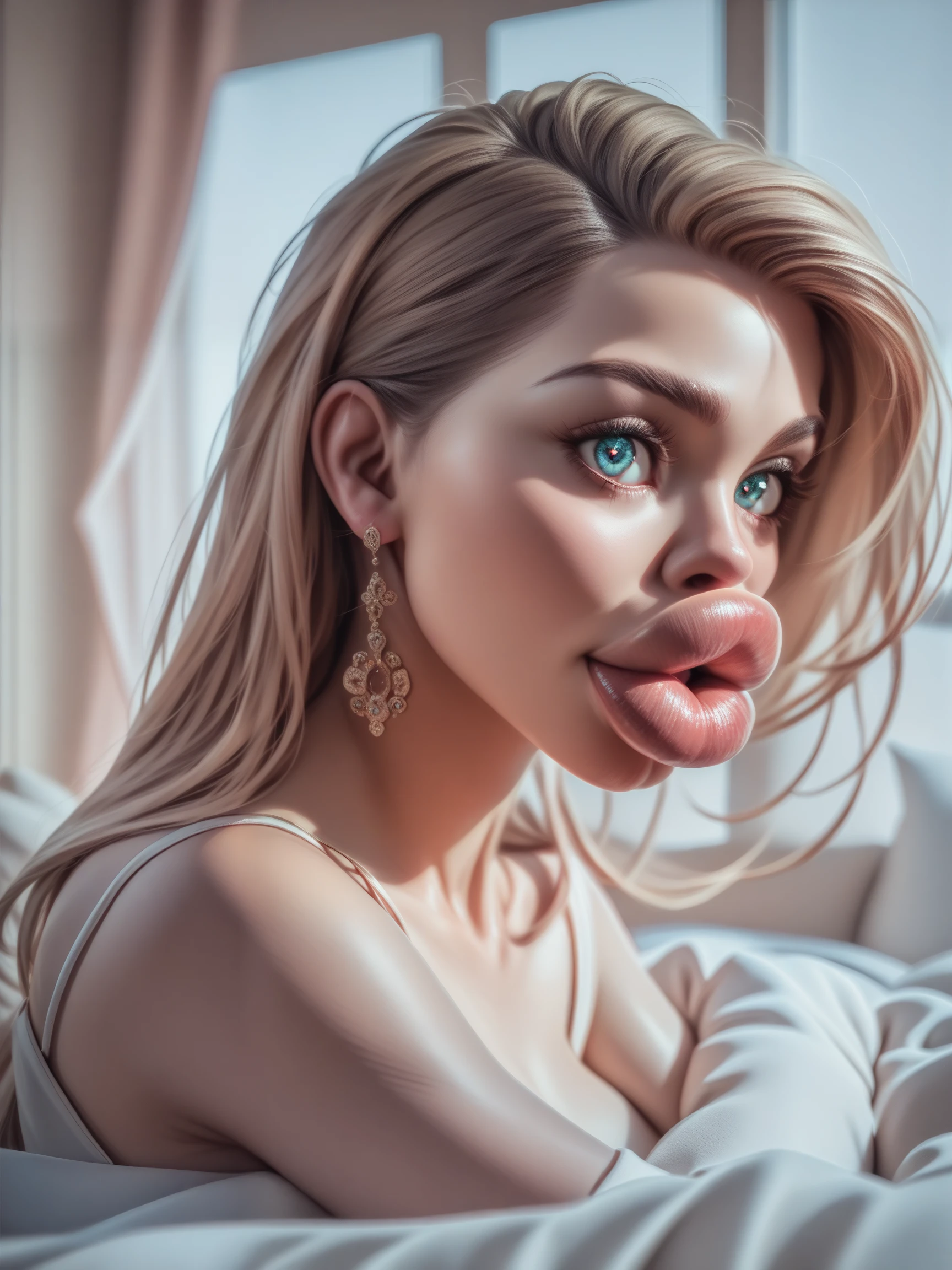 score_9, score_8_up, score_7_up, score_6_up, score_5_up, score_4_up,
<lora:biglips-ponyxl-v1:1> big lips, (enormous lips:1),
a beautiful woman in a bedroom,, ultra realistic, (high quality, detailed, beautiful), detailed beautiful eyes, realistic, outstanding,
<lora:add-detail-xl:0.7> <lora:xl_more_art-full_v1:0.1>