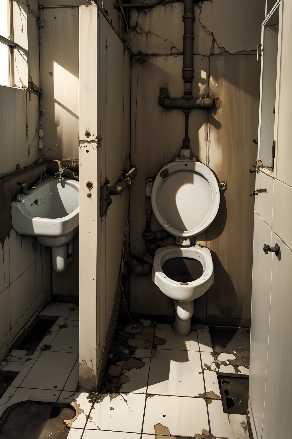 outdoors,no humans,<lora:add_detail:1>,red-panic-button-positive,<lora:0181 dirty toilet_v2:0.9>,ruanyi0181,bottle,box,coffee,cup,door,faucet,indoors,mirror,soap,soap bottle,still life,tile floor,tile wall,tiles,(toilet),toilet paper,trash can,water,, best quality,masterpiece,highres,official art,extremely detailed cg unity 8k wallpaper