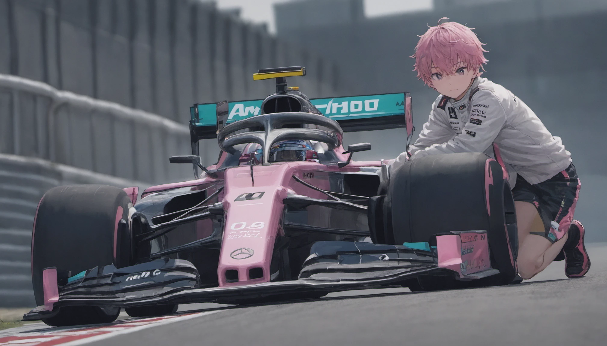 (car:0), [[AMG F1 W11]], (1boy:0), [astolfo]