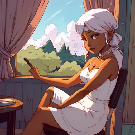 a woman sitting on a window <lora:Lucha_Libre_v1-000050:1> llibrestl