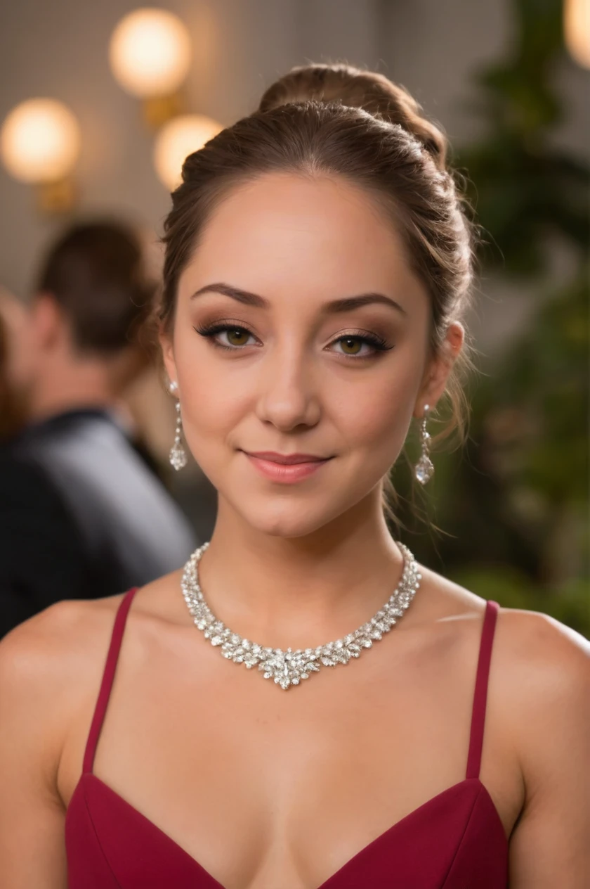 remylacroix, updo, elegant dress, jewelry, necklace, attending a fancy gala, bokeh  <lora:add-detail-xl:0.8>  <lora:remy lacroix sdxl v2-000003:0.8>,