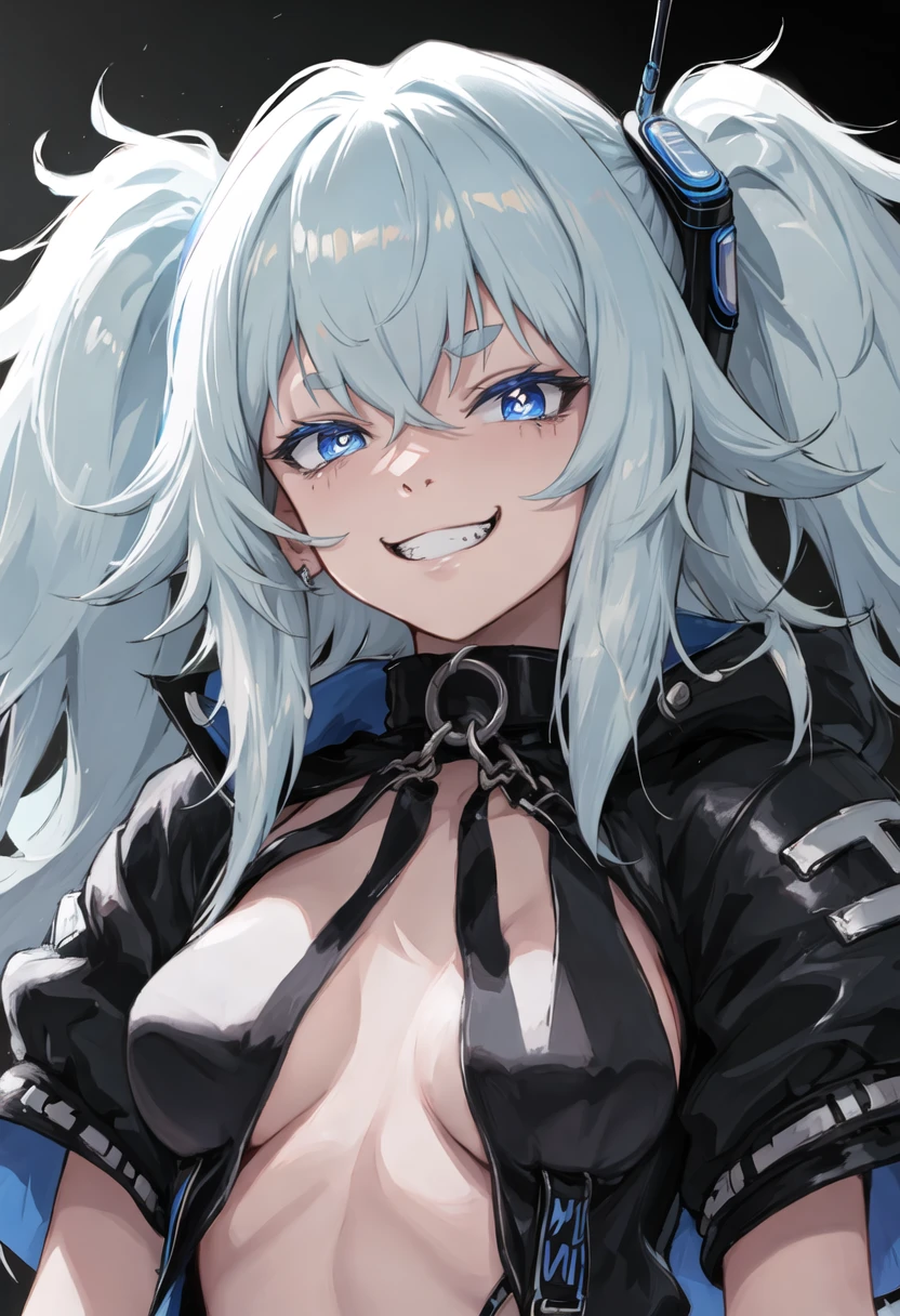 best quality, masterpiece, highres, solo, {pa_15_girlsfrontline:0.90}, evil_grin, evil_smile, grin, portrait, looking at viewer