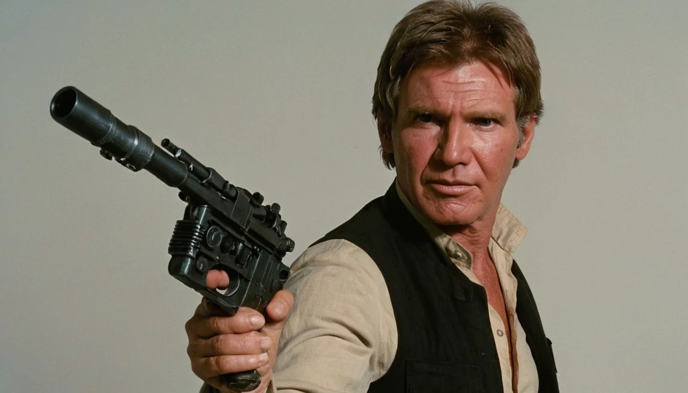 Han Solo Blaster & Outfit Lora SDXL V1.0