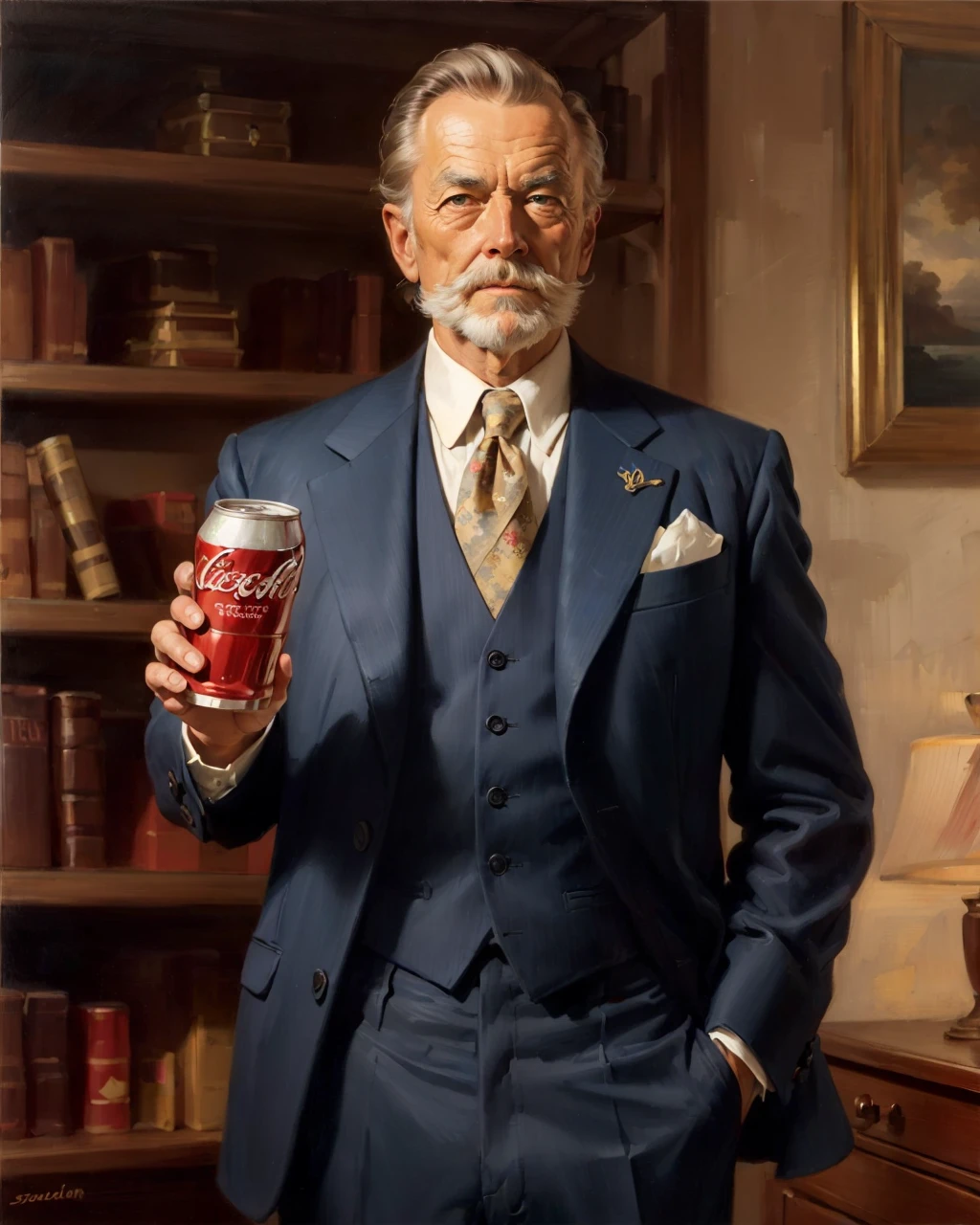 best quality,masterpiece,highly detailed,ultra-detailed,
<lora:neg4all_bdsqlsz_V3.5:-1> <lora:HaddonSundblom:1>HaddonSundblom, an old suit man cola