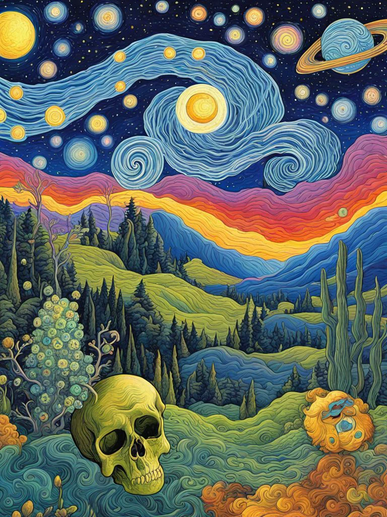 The Starry Night in an LSD trip psychemelt style <lora:SDXL_Psychemelt_style_LoRA:0.8>