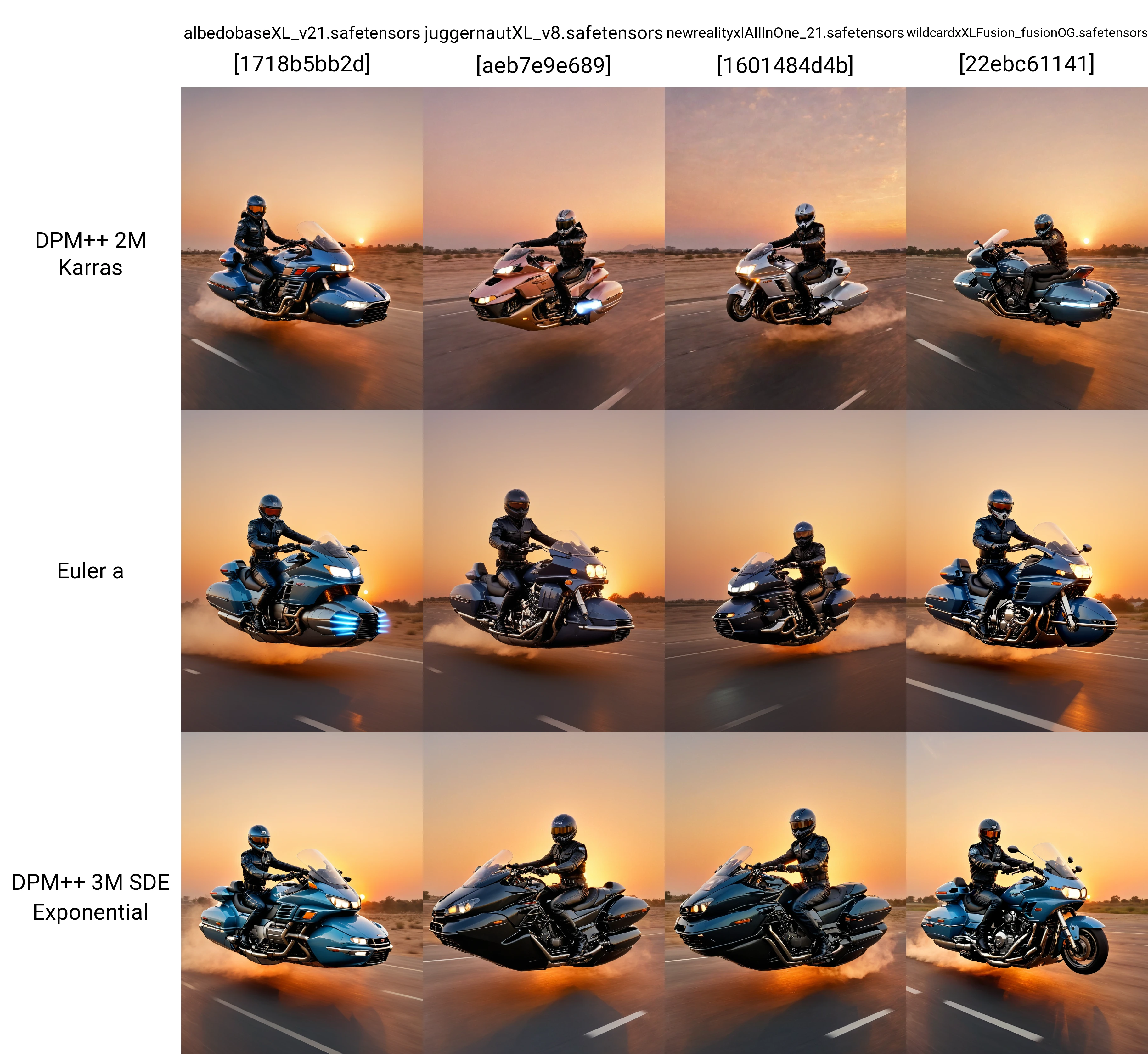 <lora:Hover_Bike:1> hover_bike, vehicle, pilot, sunset, soft lighting