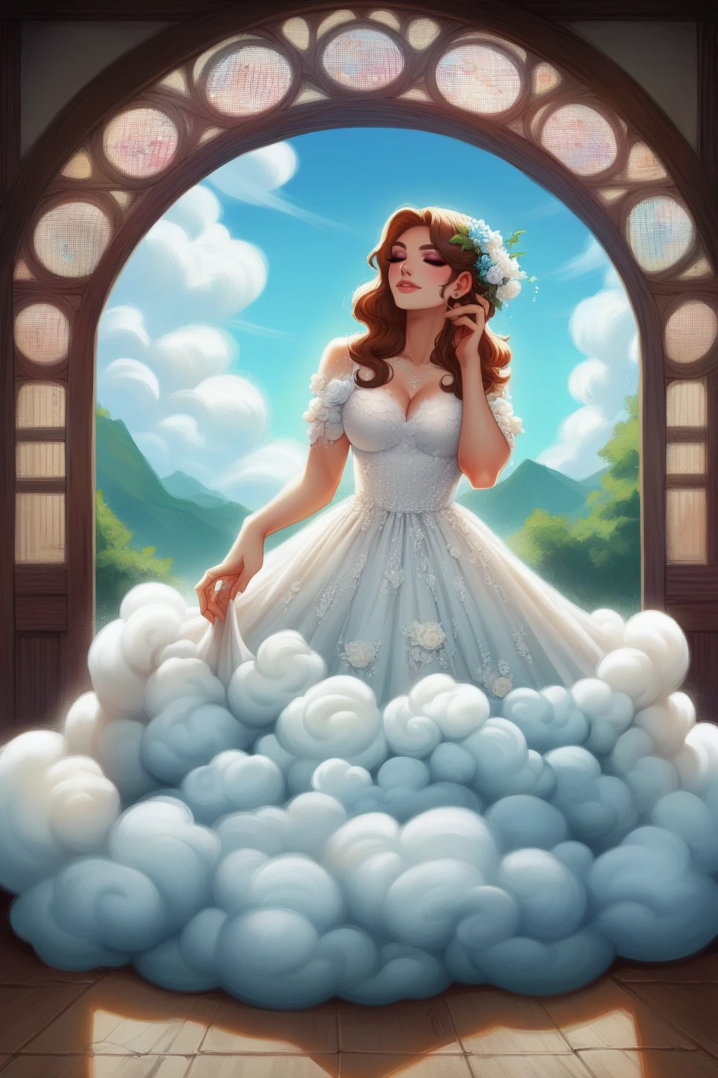 score_9, score_8_up, score_7_up, score_6_up, score_5_up, score_4_up, BREAK source_anime,
edgCloud, a woman wearing a dress made of clouds ,wearing edgCloud
 <lora:edgCloudPony:1>