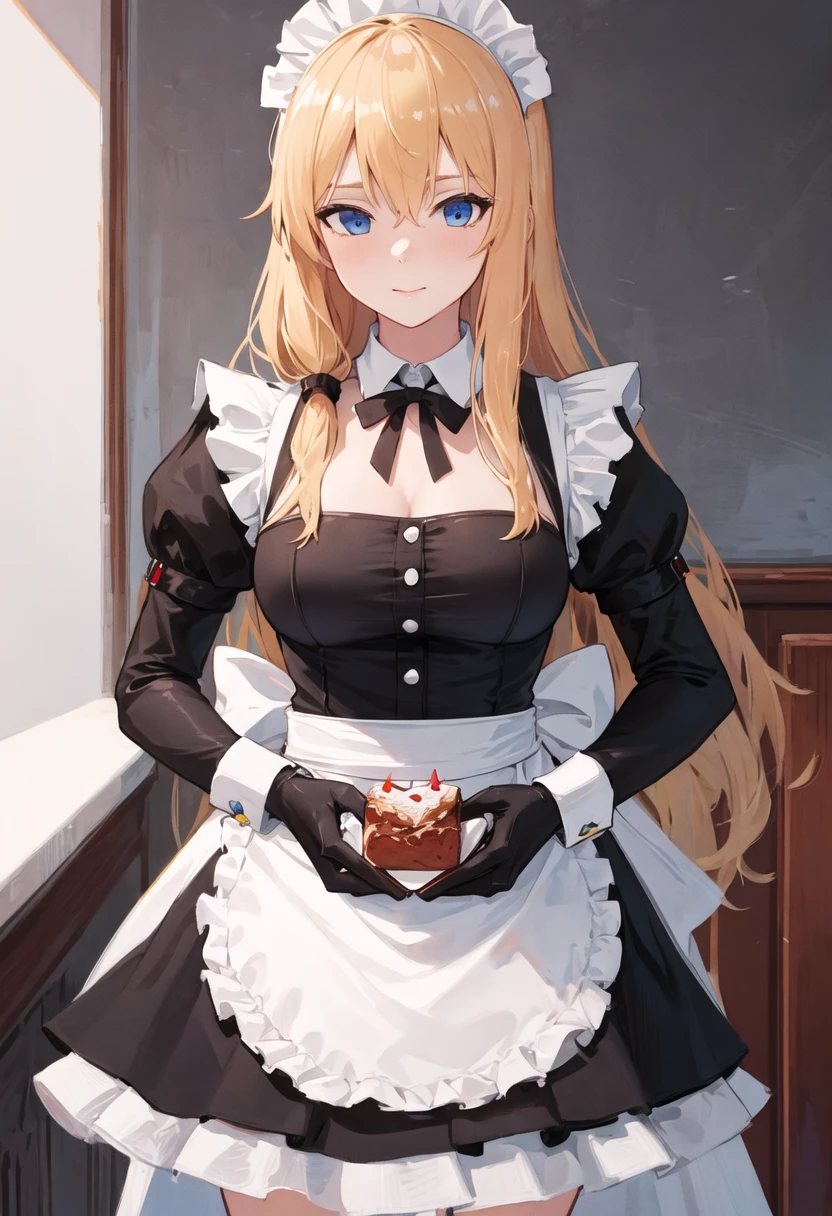 best quality, masterpiece, highres, solo, {mosin_nagant_girlsfrontline:0.90}, {maid:1.40}, {long maid dress:1.15}