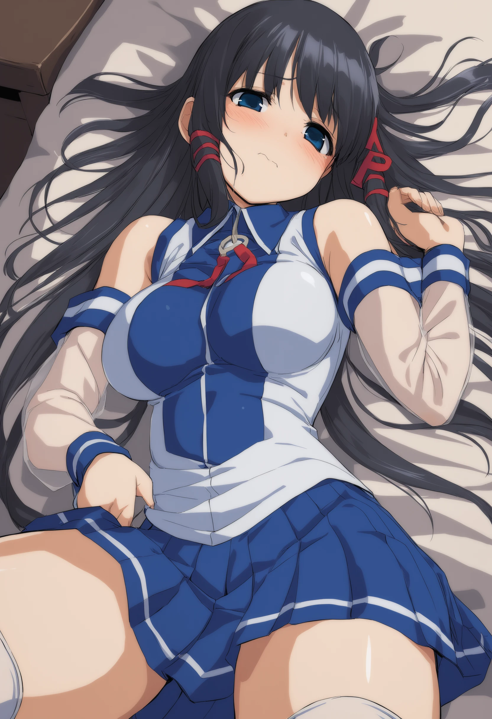 (((Sailor Mars))), Black long hair, Red elbow pads White long gloves, (Sailor Warriors Sailor Warriorsのコスチューム:1.479), (The leotard is white:1.7), The collar and chest ribbon of the sailor uniform are red., The thin fabric of the costume clings to the skin, 1Female junior high school students, (blush Patience face), ((Slender figure Beautiful Skin)), Highest quality, High resolution, masterpiece, (Beautiful vagina Beautiful clitoris), (With a 30-year-old black mafia man, penis:1.4), Complete limbs, (Mating press:1.2), ((((penis enters vagina)))), (Beautiful crotch), A beautiful girl spreads her legs., ((Binding, Restrained by rope:1.4)), Sailor Warriors fuck a guy fully clothed, (((Very cute small face)))
