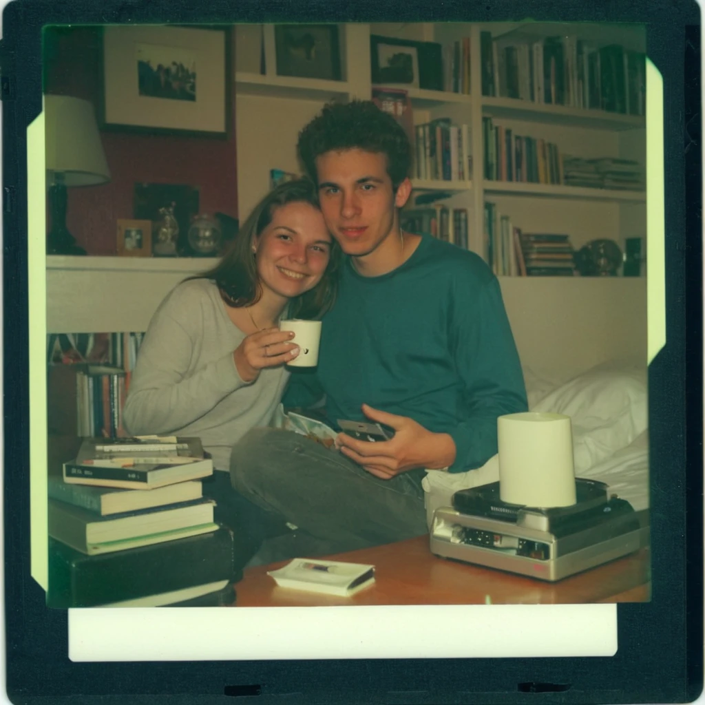 1997 polaroid photo of a couple in a college bedroom <lora:boring-v4-faces-version:0.75> <lora:boring-alpha-v3:0.0> <lora:boring-v4:0.0> <lora:mj-test-2:0.0>