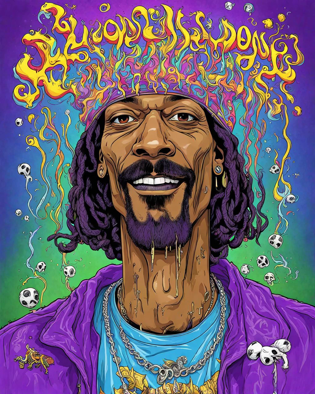 Snoop Dogg psychemelt style <lora:SDXL_Psychemelt_style_LoRA:1.0>