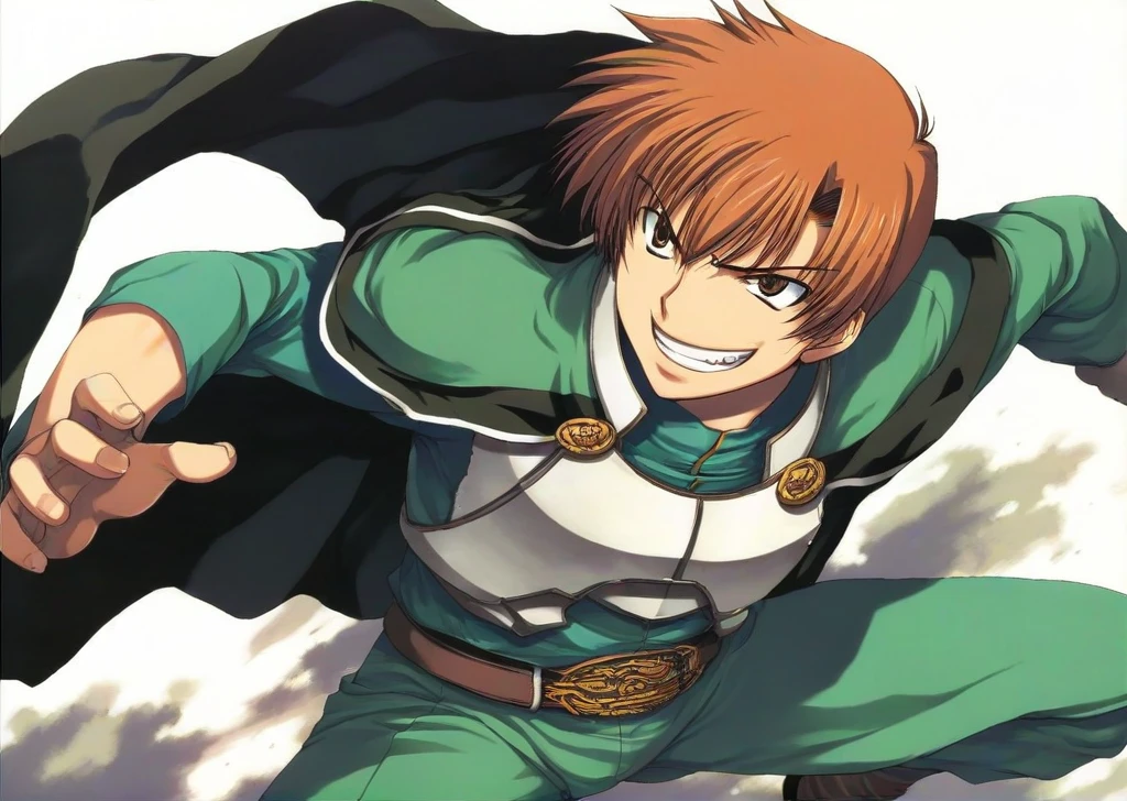 <lora:rance_XL_pony_v1:1>1boy,rance,armor,pants, smile,green clothes,fighting stance,, score_9, score_8_up, score_7_up, BREAK source_anime, rating_explicit, best quality, masterpiece, uncensored,<lora:sdxl2-flat2-512b:-0.5> michiking, misakura nankotsu, tomose shunsaku, atdan, onigirikun,shiokonbu,halcon, hellandheaven