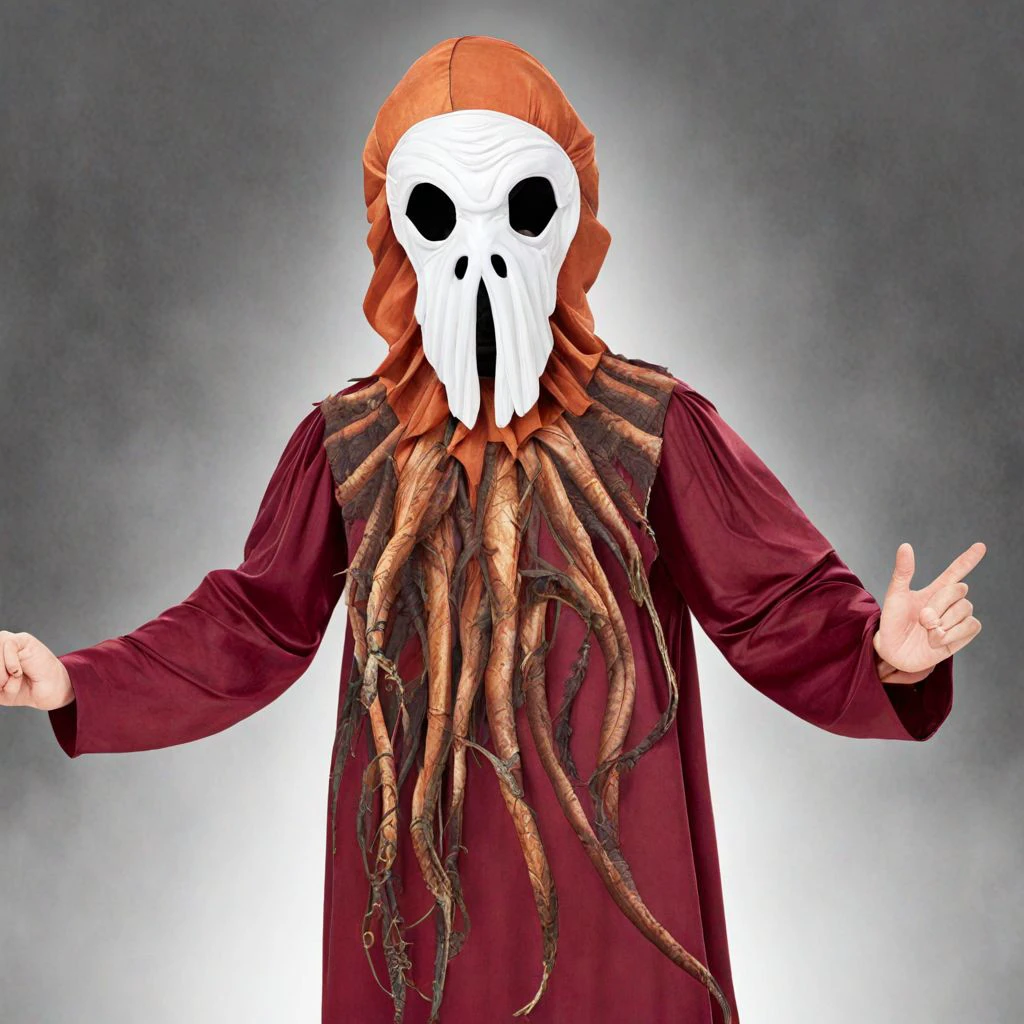 A faceless one costume ShoshiZohar <lora:SDXL-ShoshiZohar-Lora-r32:1> but the old gods are rising <lora:Old_gods_rising_SDXL:0.8>