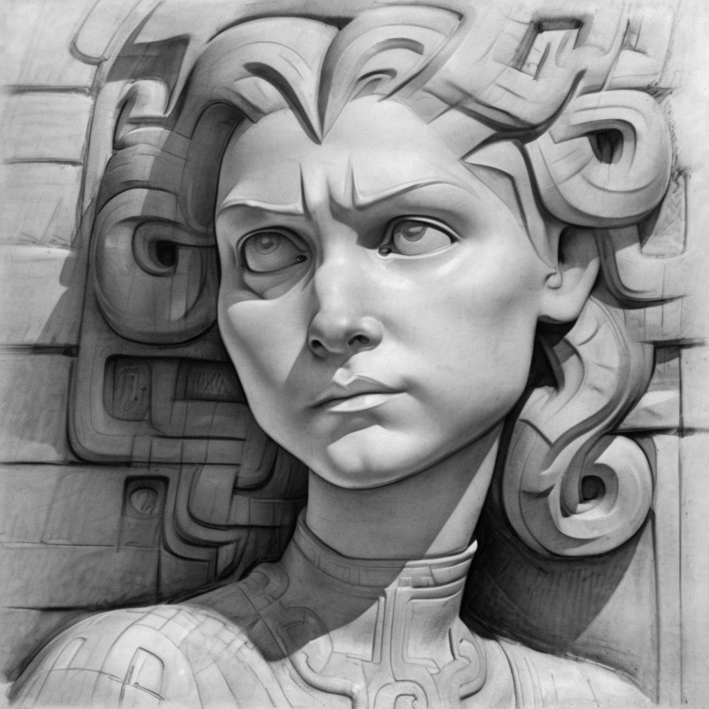 szukalski girl sketch <lora:szukalski:0.8>
