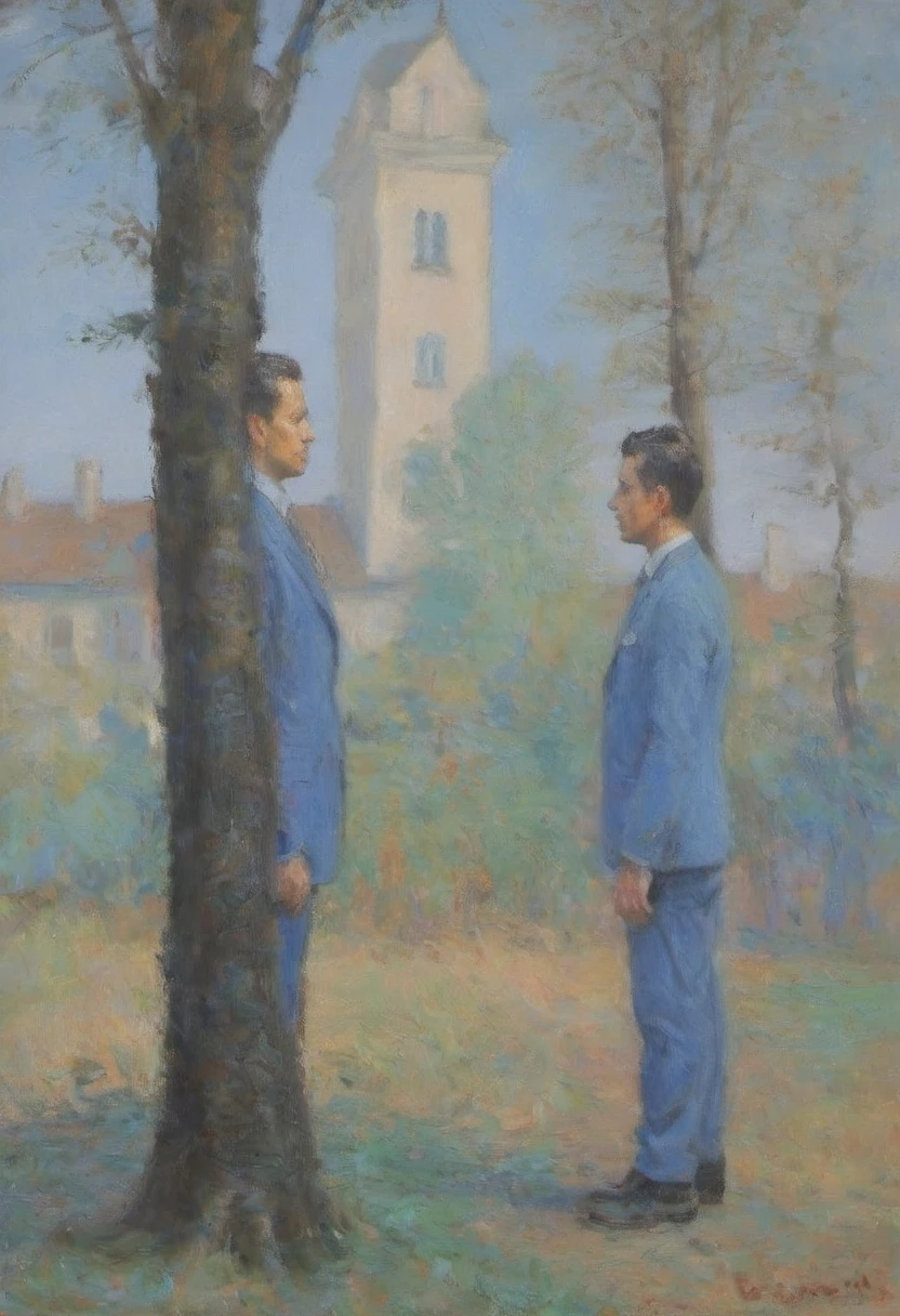 small monsters are the bureaucrats that direct us and fairies gaze from behind gauzy cloth we are not safe but it's beautiful surrealist film still Zbigniew Brzezinski styles impressionism oil painting