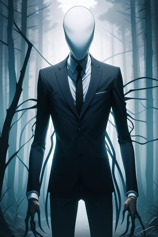 <lora:slenderman-06:1>, slenderman, bunny suit, masterpiece, best quality