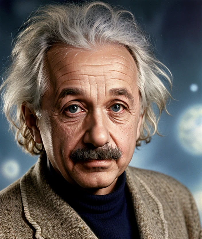 Space, time, background, 60s style, Turtleneck, Ultra-HD-details, detailed eyes, man, color, upper body