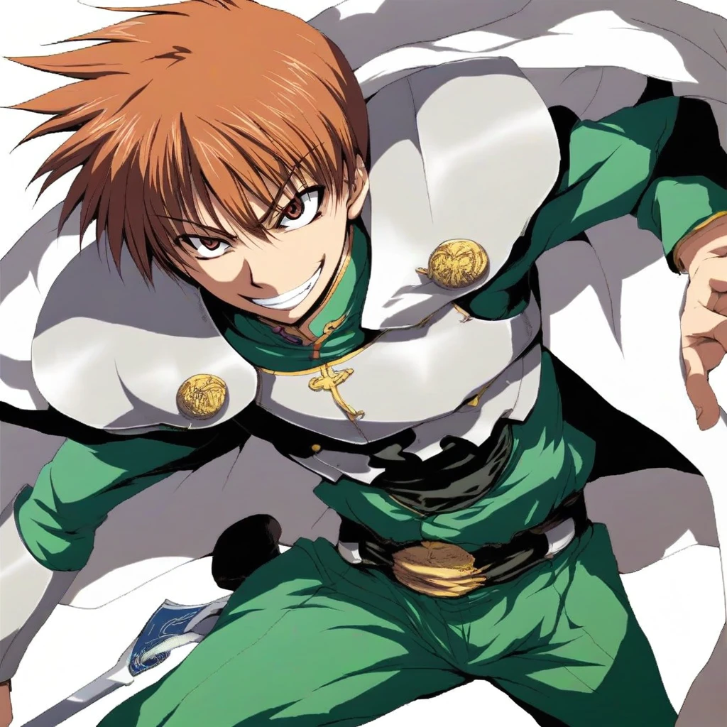 <lora:rance_XL_pony_v1:1>1boy,rance,armor,pants, smile,green clothes,fighting stance,, score_9, score_8_up, score_7_up, BREAK source_anime, rating_explicit, best quality, masterpiece, uncensored,<lora:sdxl2-flat2-512b:-0.5> michiking, misakura nankotsu, tomose shunsaku, atdan, onigirikun,shiokonbu,halcon, hellandheaven