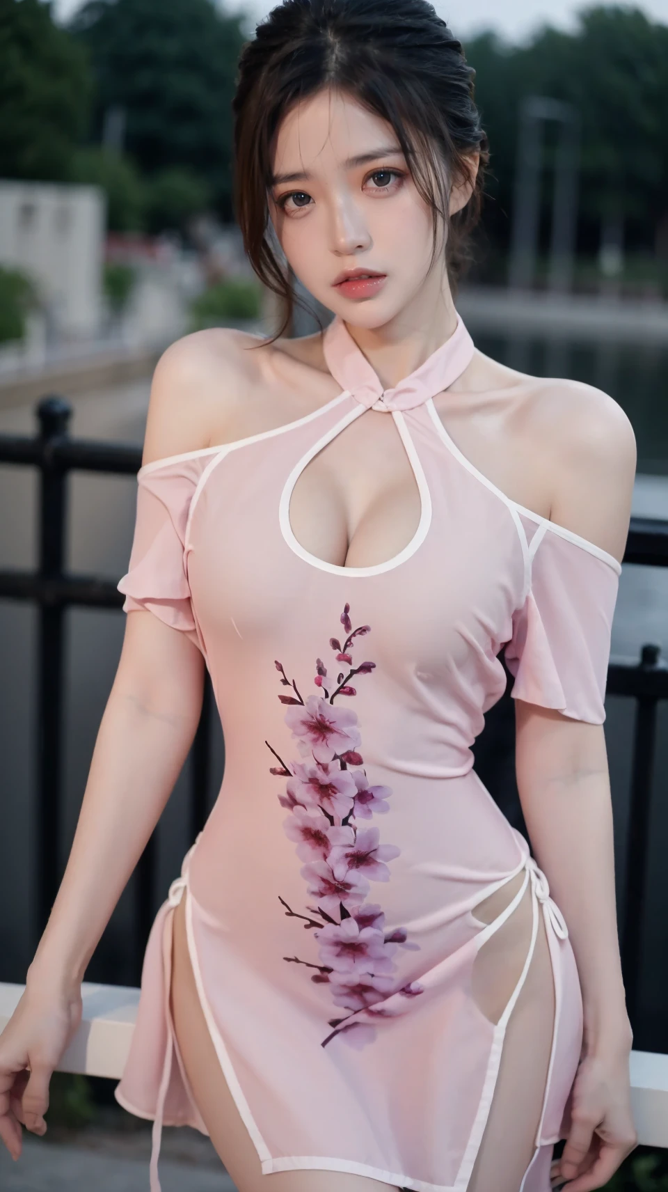 expensivequality illustration, masterpiece, Very delicate and beautiful, Attractive girl,(Gymnastics leotard, Floral print leotard,Long sleeve leotard with glittery embellishments,expensive_Leg leotard,athletic leotard,Tight-fitting leotards,Rainbow Gradient Leotard),thin,Slender body,G-cup breasts slim,expensive school,Gymnasium background,Gymnastics Club,Gymnast,Princess, Beautiful Eyes,A light smile,(masterpiece, Highest quality:1.2), expensiveres, Very detailed CG ユニティ 8K 壁紙, Perfect lighting, colorful, ultra-expensive res,4K,Very detailed, photograph, 8K, High resolution, 17 years old,