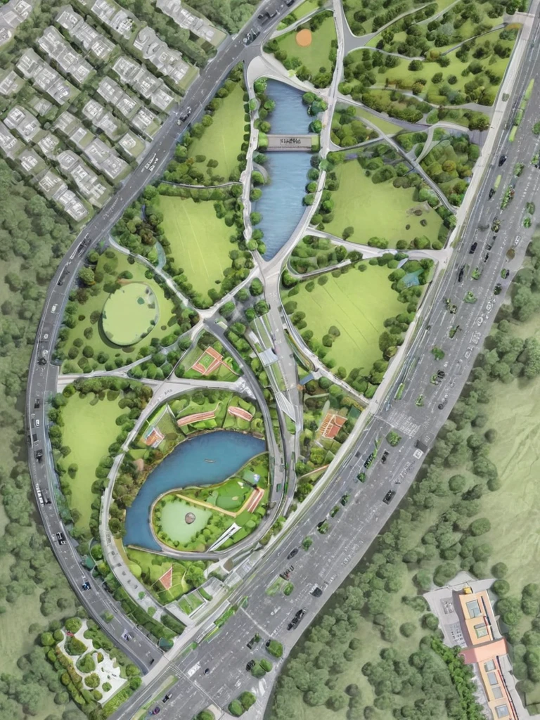 <lora:JJsSitePlan_XL:1>, ((Site Plan)), (masterpiece),(high quality), best quality, epic realistic,,(realistic), super detailed, (full detail),(4k),8k,scenery, , tree, river, road,car,parking slot, park, , no shadow, cinematic, hdr,
