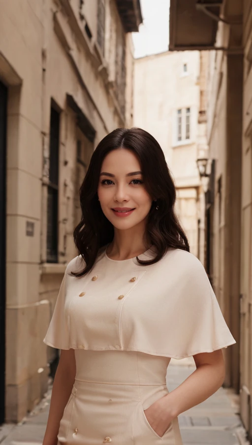 Ultra-Realistic photo of a gorgeous young cute asian girl, very beautiful long slender slimming face Japanese girls, eyes winged, smiling, still from the film, (solo), (((Marion Cotillard look like face: 0.9))), (masterpiece:0.8), (highest quality:1.12), (HDR:1.0), (((front view, dynamic angle))), Live-action comic style, looking at viewer, highly detailed, from front, 1girl, masterpiece, best quality, cowboy shot, girl, realistic drawing, anime, by Sam Yang, sharp highly detailed realistic photography, art, (hyperrealism, soft light, sharp), weapon, sword, (((black glowing eyes))), dynamic pose, blonde bob hair, ((in castle manor)), ((((full-clothed)))), (((((in medieval castle))))), (((((upper body))))), dynamic pose, Leica SL3, Summicron-SL 75 f/2 ASPH, kodak gold 200 film, hands up, dynamic action pose,