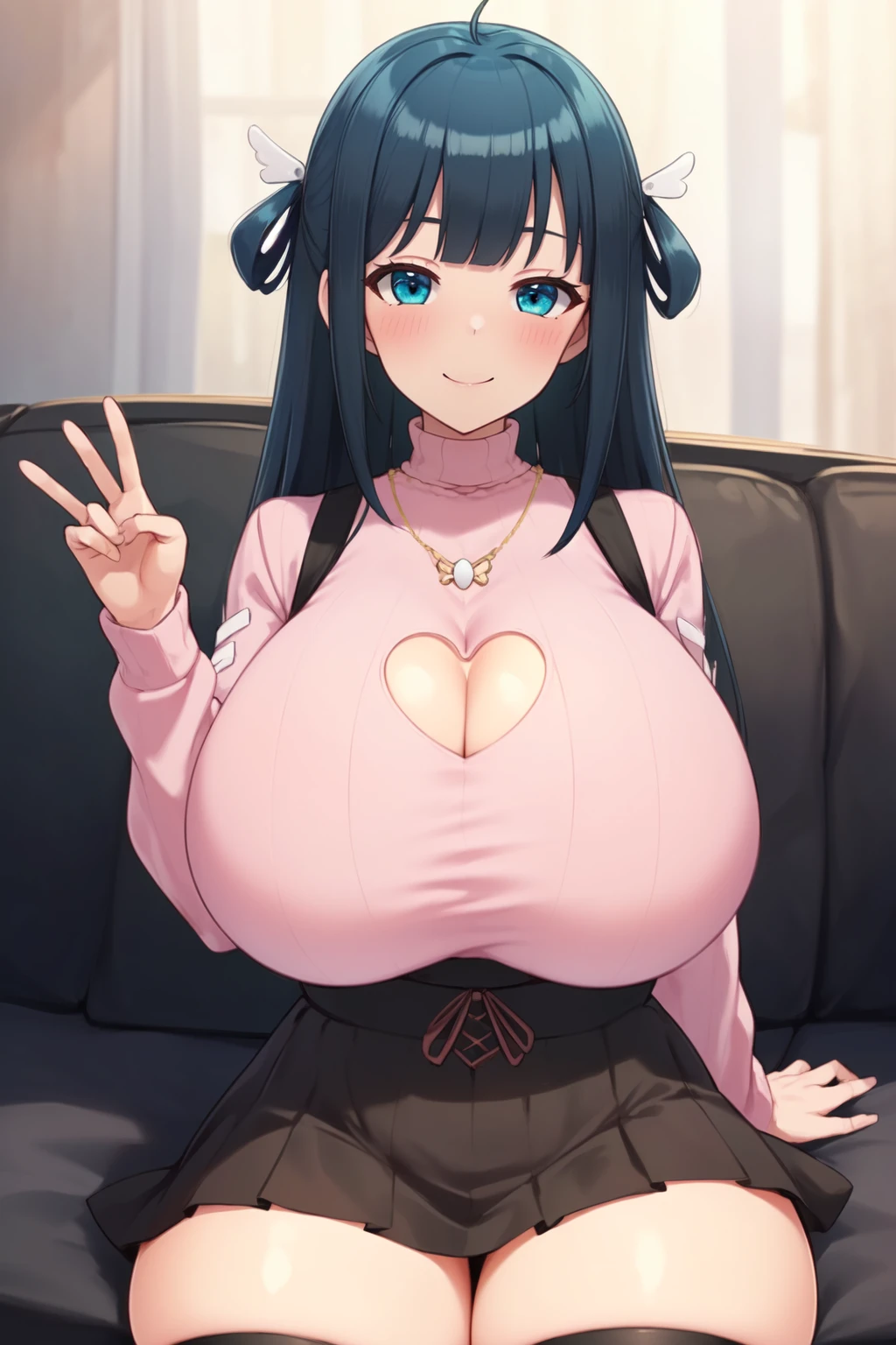 ((Upper body close-up))、(Big Breasts,Cleavage:2.0),Anna Yamada,gigantic breasts,smile、(naked:1.7)、(Are standing)、(in library room)、(Wearing a collar:1.5)、Earrings、Earrings、bracelet,(Delicate facial features:1.5)、(masterpiece, Highest quality, High resolution, Super detailed, 8K, 4K),(Put your hands behind your head:1.5),ponytail,(Beautiful Face:1.5),navel piercing,(Steam coming out of the sides:1.5),(nsfw:1.5)、Show off your armpits,Spread Armpit、Absurd、Highest quality, (Volupture:1.5)、looks happy,(Sticking out tongue:1.5)