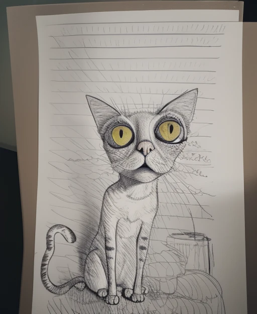 masterpiece, best quality, absurdres, cat, dizzy, confusion, sketch, crazy, goofy,
<lora:psykoff:1>