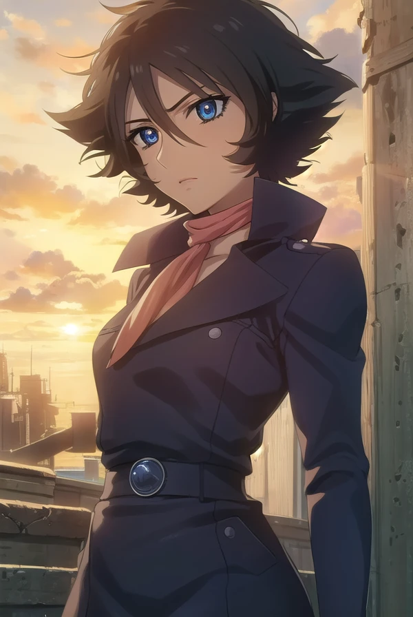 wolfsrainblue, <lora:wolfsrain blue-lora-nochekaiser:1>,
wolfsrain blue, short hair, black hair, blue eyes,
BREAK thighhighs, boots, shoes, scarf, high heels, zettai ryouiki, coat, thigh boots,
BREAK outdoors,
BREAK looking at viewer, (cowboy shot:1.5),
BREAK <lyco:GoodHands-beta2:1>, (masterpiece:1.2), best quality, high resolution, unity 8k wallpaper, (illustration:0.8), (beautiful detailed eyes:1.6), extremely detailed face, perfect lighting, extremely detailed CG, (perfect hands, perfect anatomy),