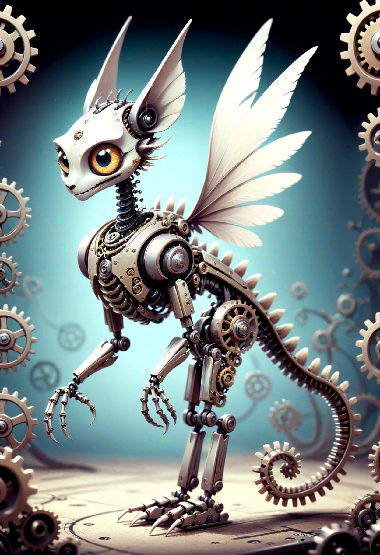 hyper detailed masterpiece, dynamic, awesome quality,death, tiny humanoid creature, delicate ethereal appearance, transparent iridescent wings, pointed ears, playful mischievous expression, colorful clothing, magical accessories, nature realm, benevolent pulling  tiny military vehicle, aerodynamic lines,
  silver, alien,
      <lora:ral-santasleigh:1>,ral-santasleigh