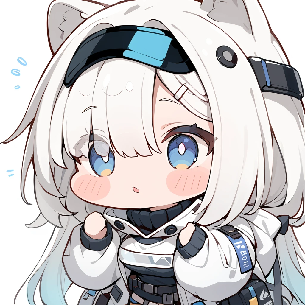 <lora:TrickcalRevive_XL:1>,
chibi,solo,amazed,
masterpiece,best quality,
1girl, aurora \(arknights\), arknights,
Simple background,white background,