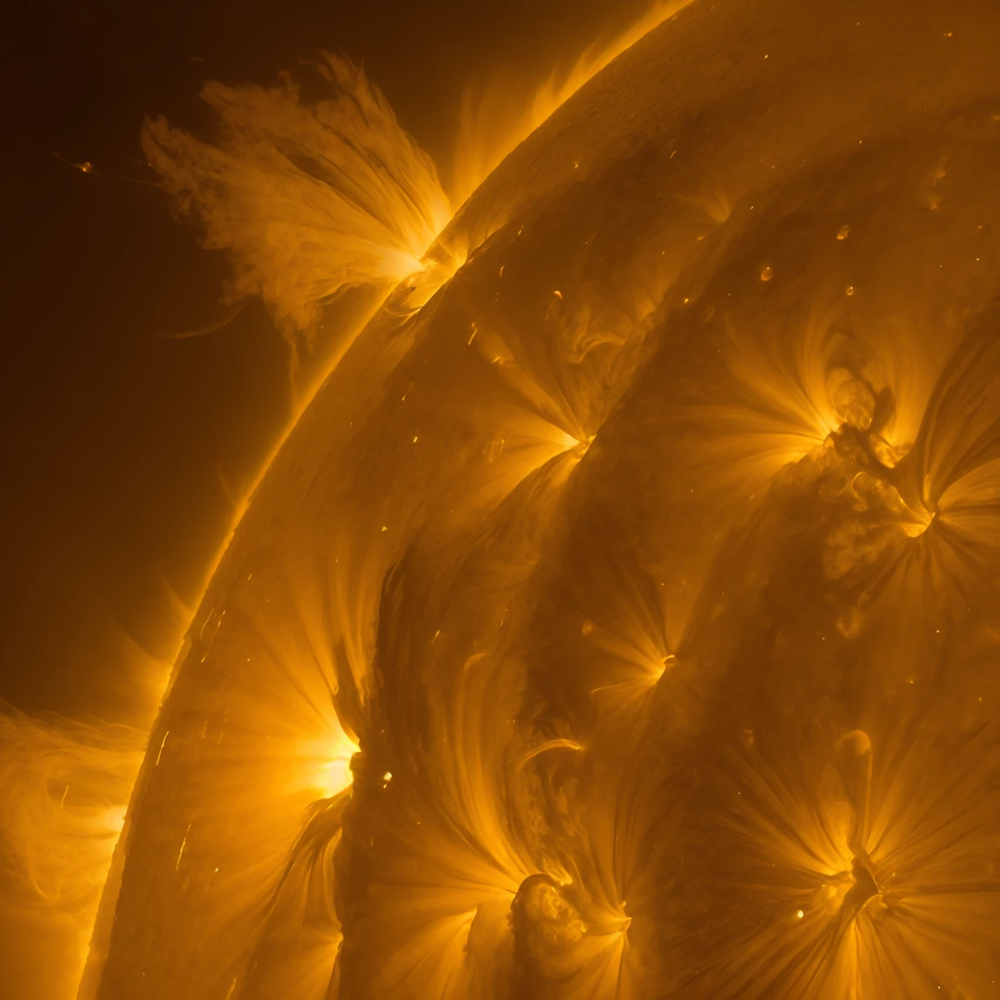 masterpiece, best quality, <lora:Sun Lora-000008:0.8>, sun, orange theme, close-up, glowing, no humans,