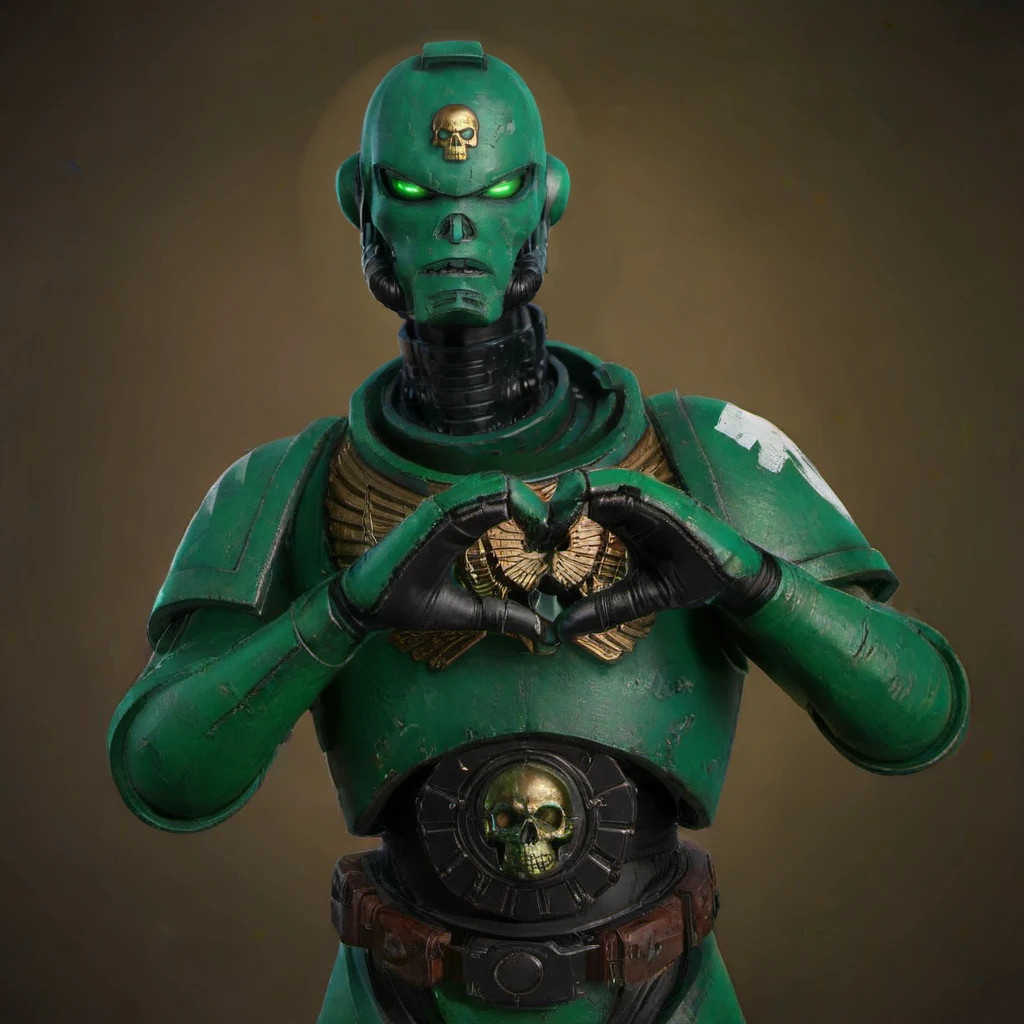 Space Marine - Warhammer 40K - SDXL