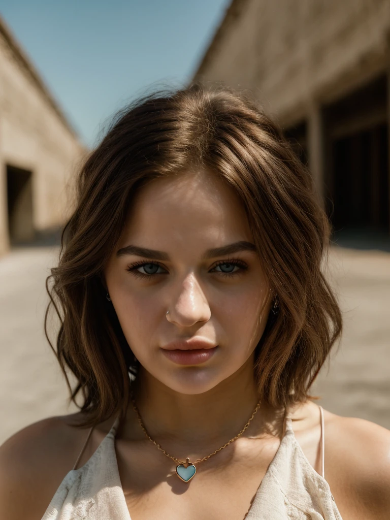 A beautiful j03yk woman,1girl,solo,long hair,brown hair,brown eyes,jewelry,closed mouth,necklace,lips,chain,portrait,realistic,soft lighting, professional Photography, Photorealistic, detailed, RAW, analog, sharp focus, 8k, HD, high quality, masterpiece<lora:j03yk:1.0>