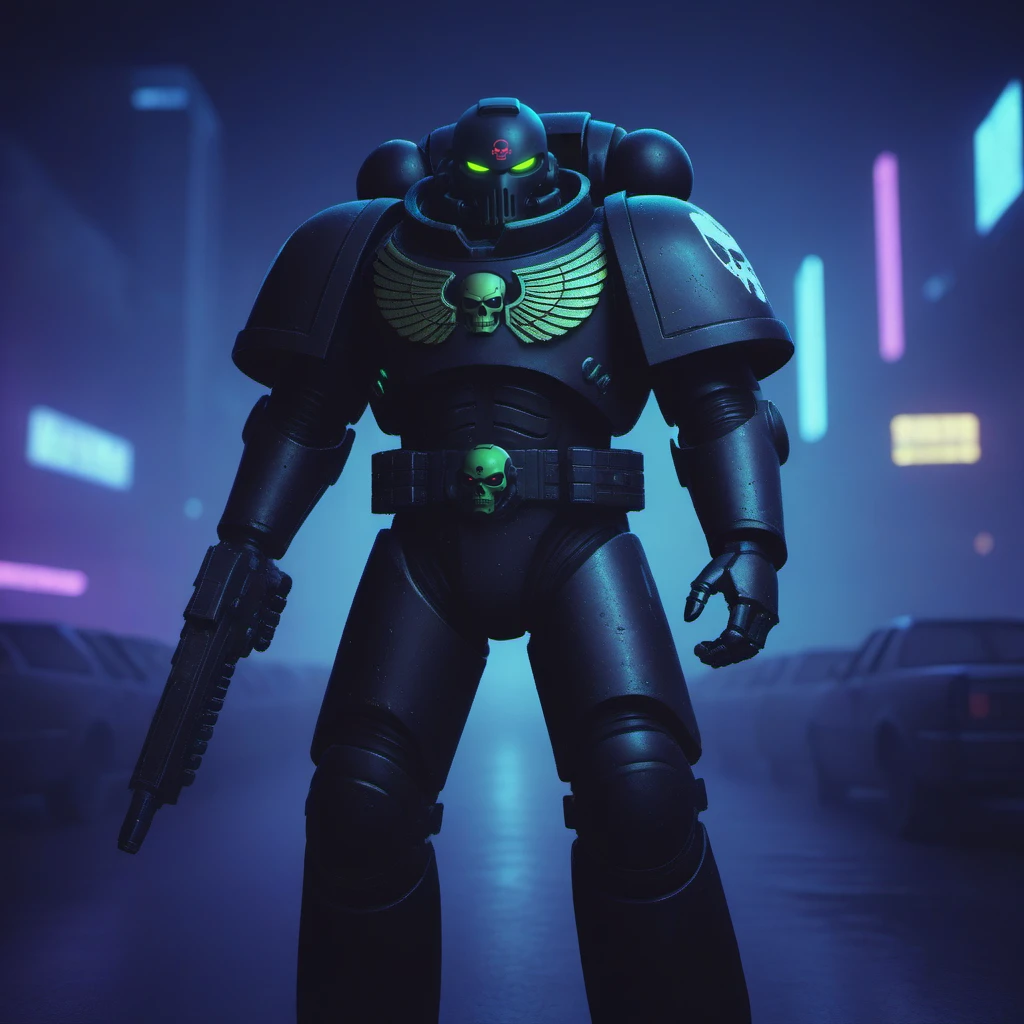 Space Marine - Warhammer 40K - SDXL