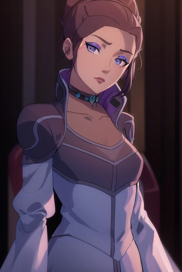 delilahbriarwood, <lora:delilah briarwood-lora-nochekaiser:1>,
delilah briarwood, (purple eyes:1.1), brown hair, hair bun, makeup, single hair bun, lipstick,
BREAK gloves, choker, puffy sleeves, juliet sleeves, high collar, elbow gloves,
BREAK outdoors,
BREAK looking at viewer, (cowboy shot:1.5),
BREAK <lyco:GoodHands-beta2:1>, (masterpiece:1.2), best quality, high resolution, unity 8k wallpaper, (illustration:0.8), (beautiful detailed eyes:1.6), extremely detailed face, perfect lighting, extremely detailed CG, (perfect hands, perfect anatomy),