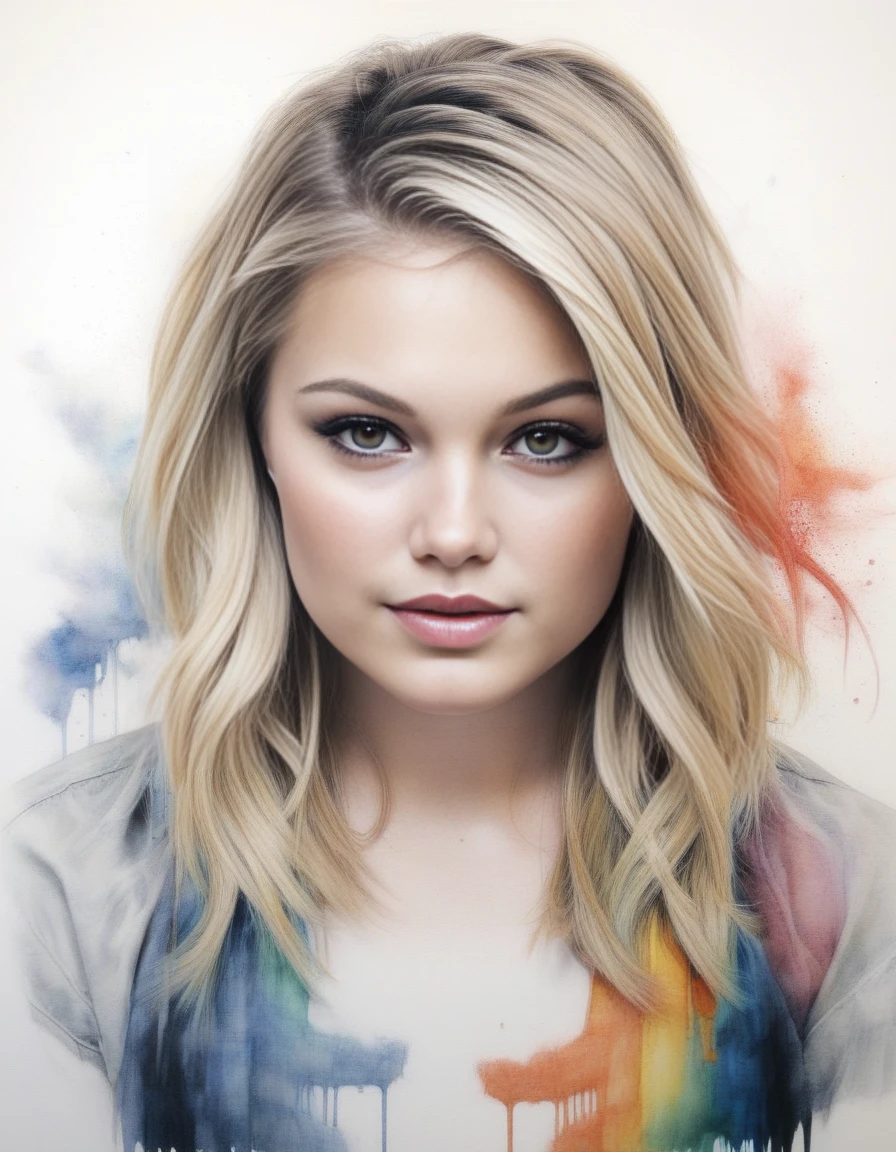 OliviaHolt,<lora:OliviaHoltSDXL:1>,A colored-pencil art of a beautiful woman. Highly detailed. In the style of Agnes Cecile. The painting was recognized as a contest winner. It has been featured on CG Society.