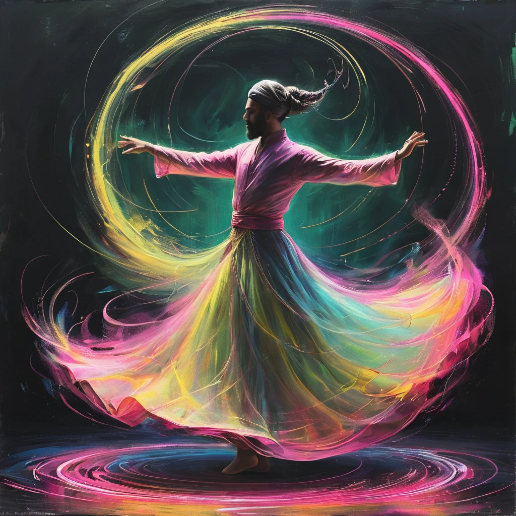 <lora:ArtfullyDERVISHFLOW_SDXL_V1:0.6>,(a collection of icons consisting of a whiter base and an engraved image in 3d of a whirling dirvishm, arranged in a grid),(white background, flow, agility and speed, pink and salmon, rainbow, the bardic dervish weaves together battle magic the alarm, and the queen advances slowly into the unknown. twirl, ring, (intricately detailing a masterpiece with absurd resolution of the highest quality:)),whirling dirvesh spins and twisats and twirls weaving togethjer an intricate pattern of light to cast its next spell,((sharp)),((clear)),(details),a man in a green dress is looking up, colorful man is dancing, image is drawn in pink, man in a dress with a light pink skirt, aurorapunk, ballet academia, colorful animations, dance, dark green and dark cyan, dark yellow and light green, blue and yellow, graceful movement, hauntingly beautiful illustrations, in the style of graceful movement, in the style of speedpainting, in the style of swirling colors, light yellow and light white, light yellow and magenta, luminous palette, neon color palette, vibrant movement, the psychedelic occultist â lucidity by alex keegan, the cosmology of star, abstracted human figures, collaged symbolism, energy-filled illustrations, extremely detailed art, in the style of surreal cyberpunk iconography, sci-fi art, surreal human figures, textured canvas