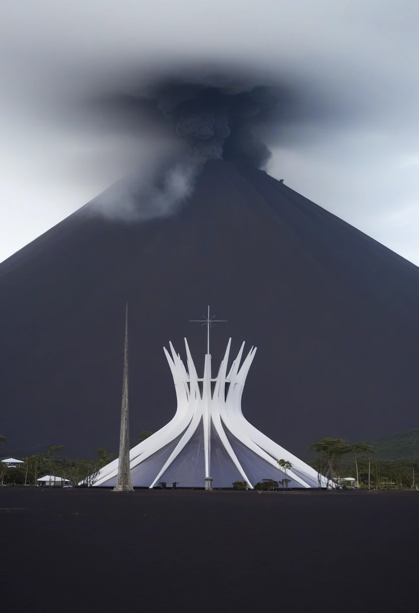 cathedral on a volcano