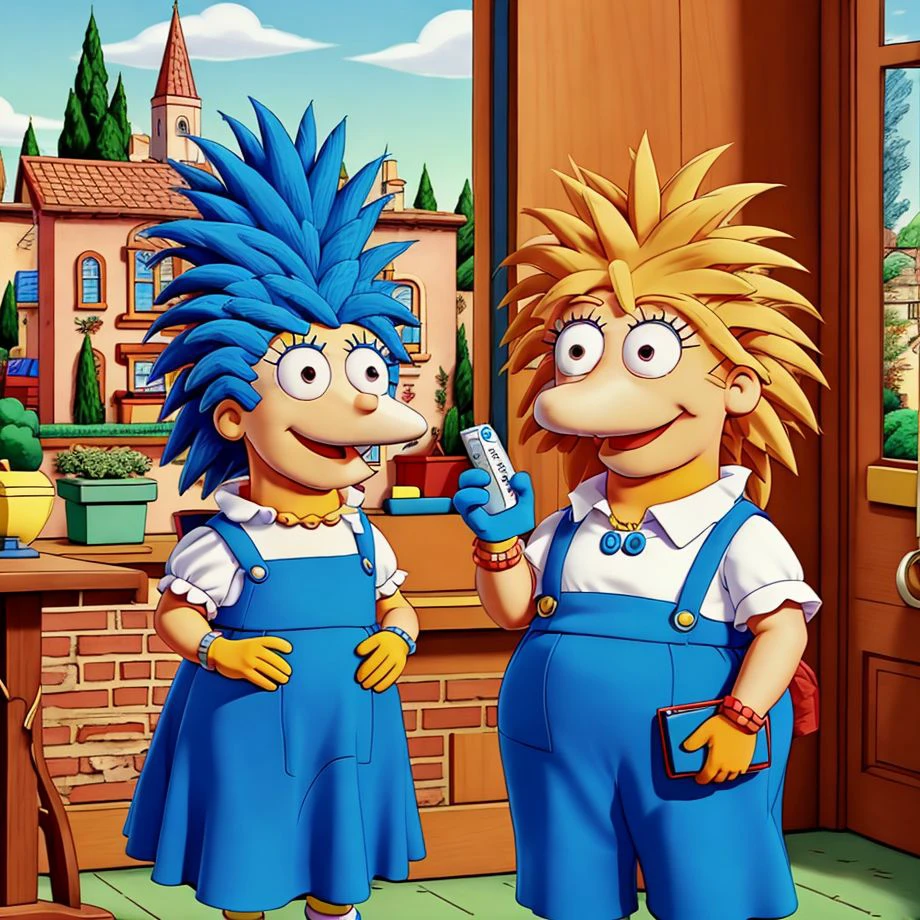KippiBenKippod with Marge Simpson <lora:Kippi_Ben_Kippod_SDv1.5:0.8>