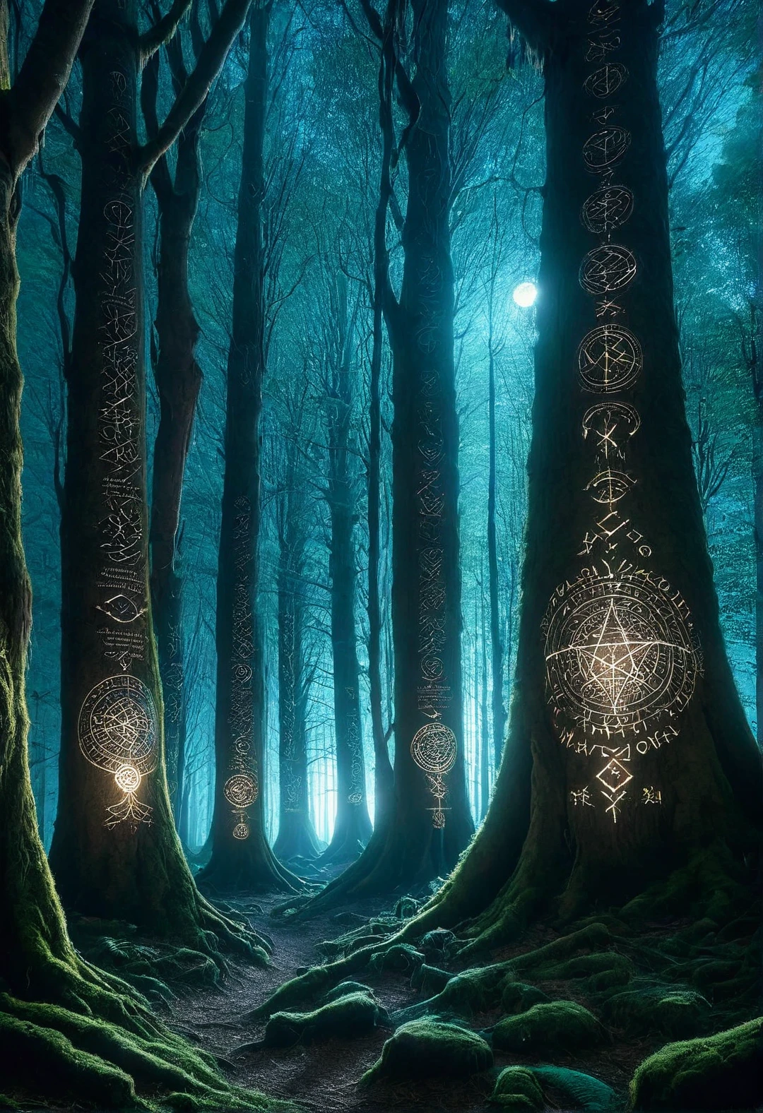 ais-rcn, a serene view of whispering woods at dusk, where the last rays of sunlight filter through ancient trees, revealing hidden paths not seen by the uninitiated <lora:ais-rcn-sdxl:1>, cinematic